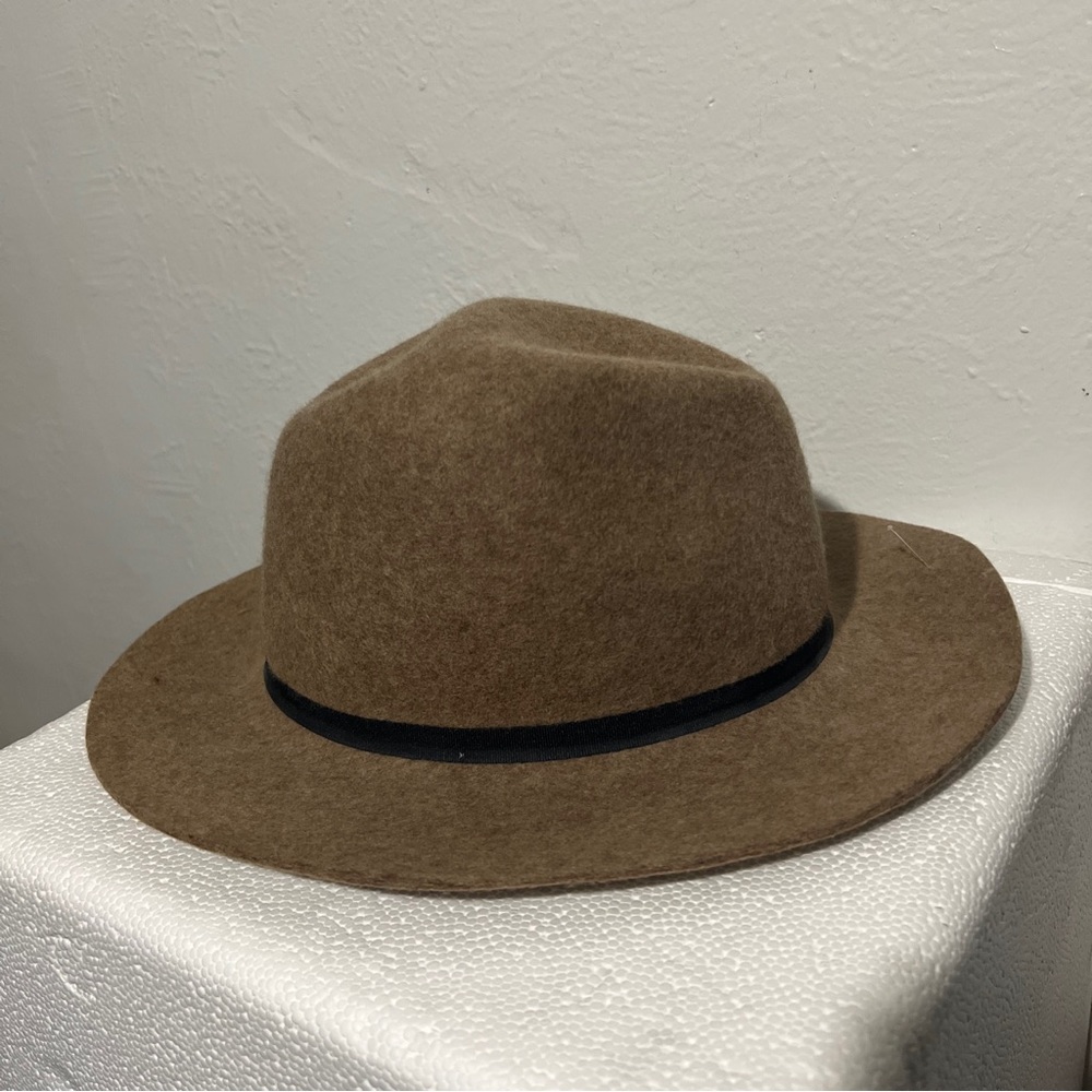 MOSSIMO Hat 100% Wool Medium Brim One Size Lightweight Unisex Brown - Picture 5 of 12